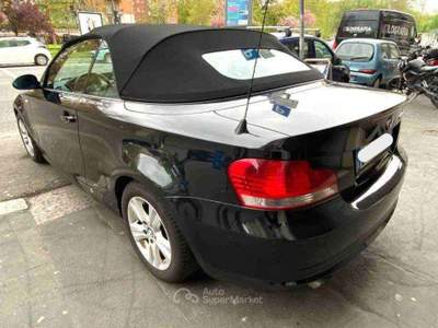 BMW Serie 1 120d 120 Cabrio 120d Cabrio Futura automatica navigatore Nero usata Milano