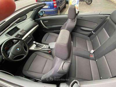BMW Serie 1 120d 120 Cabrio 120d Cabrio Futura automatica navigatore Nero usata Milano