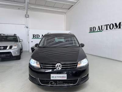 Volkswagen Sharan 2.0 tdi EXECUTIVE ALLSTRAR GANCIO TRAINO ELETTRICO Nero usata Ciserano