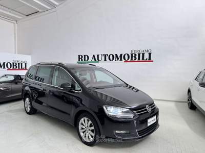 Volkswagen Sharan 2.0 tdi EXECUTIVE ALLSTRAR GANCIO TRAINO ELETTRICO Nero usata Ciserano