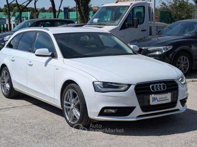 Audi A4 Avant Sportback 2.0 TDI 177CV -LINE Bianco usata Roma