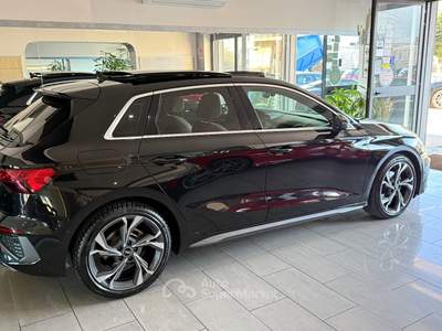 Audi A3 A 3 SPORTBACK S LINE TETTO S TRONIC Nero usata Rotondi