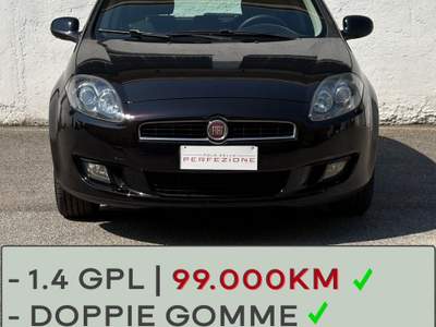 Fiat Bravo GPL, Poca Strada, Tagliandata Nero usata Brescia