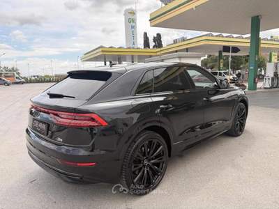 Audi Q8 IDENTITY BLACK/23" RSQ8/PELLE/S-LINE Nero usata Gravina in Puglia