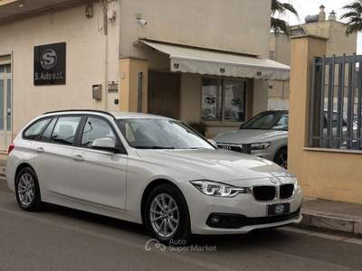 BMW Serie 3 318d d Touring Advantage Aut. Bianco usata San Michele Salentino