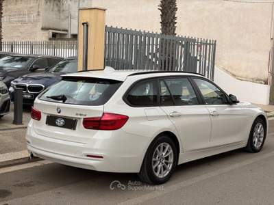 BMW Serie 3 318d d Touring Advantage Aut. Bianco usata San Michele Salentino