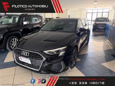 Audi A3 A3 SPB 30 TDI S tronic S line edition USATO GARANTITO | OCCASIONE Nero usata Manduria