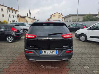 Jeep Cherokee 2.2D 200cv strafull 4WD automatic Nero usata Gemona del Friuli
