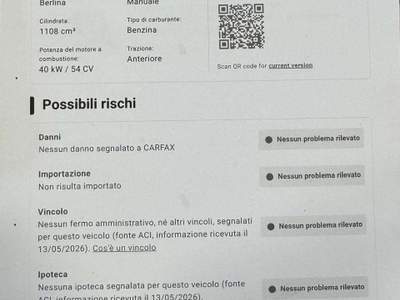 Fiat Seicento Seicento I 1.1 BENZINA (s) 2001 KM 33.000 ORIGINALI Argento usata Latina