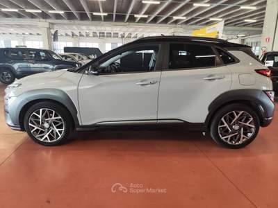 Hyundai Kona I 2021 1.6 gdi hev Xclass 2wd 141cv dct Bianco usata Monza