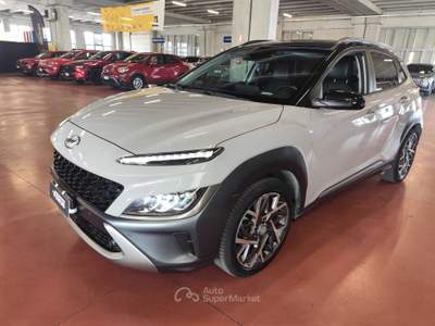 Hyundai Kona I 2021 1.6 gdi hev Xclass 2wd 141cv dct Bianco usata Monza