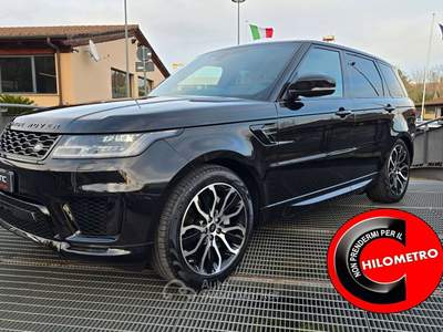Land Rover Range Rover Sport 3.0d i6 MHEV HYBRID HSE DYNAMIC 300 CV TAGL UFF.L Nero usata Roma