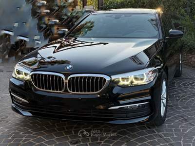 BMW Serie 5 520d 520 520d 48V Luxury Nero usata Roma