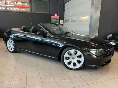BMW Serie 6 645Ci 645 i Cabrio 333CV  SOLO 90000KM ! FULL SERVICE ! PARI AL NUOVO ! Nero usata Botticino