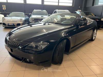 BMW Serie 6 645Ci 645 i Cabrio 333CV  SOLO 90000KM ! FULL SERVICE ! PARI AL NUOVO ! Nero usata Botticino