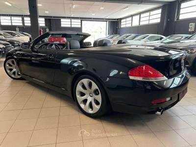 BMW Serie 6 645Ci 645 i Cabrio 333CV  SOLO 90000KM ! FULL SERVICE ! PARI AL NUOVO ! Nero usata Botticino