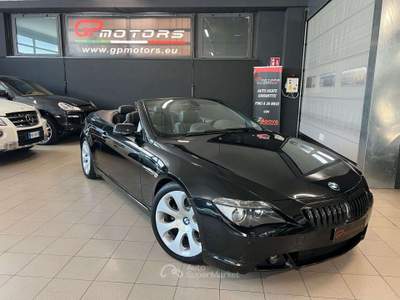 BMW Serie 6 645Ci 645 i Cabrio 333CV  SOLO 90000KM ! FULL SERVICE ! PARI AL NUOVO ! Nero usata Botticino