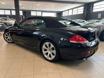 BMW Serie 6 645Ci 645 i Cabrio 333CV  SOLO 90000KM ! FULL SERVICE ! PARI AL NUOVO ! Nero usata Botticino