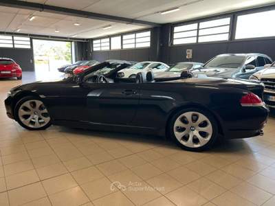 BMW Serie 6 645Ci 645 i Cabrio 333CV  SOLO 90000KM ! FULL SERVICE ! PARI AL NUOVO ! Nero usata Botticino