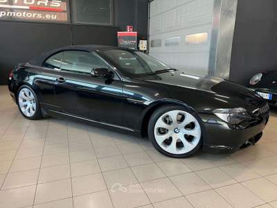 BMW Serie 6 645Ci 645 i Cabrio 333CV  SOLO 90000KM ! FULL SERVICE ! PARI AL NUOVO ! Nero usata Botticino
