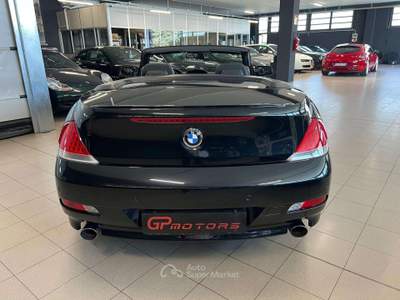 BMW Serie 6 645Ci 645 i Cabrio 333CV  SOLO 90000KM ! FULL SERVICE ! PARI AL NUOVO ! Nero usata Botticino