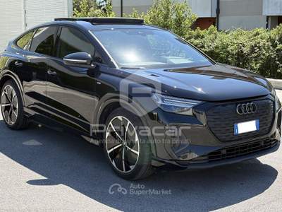 Audi Q4 AUDI Q4 SPB 50 e-tron quattro S line edition Nero usata QUINTO DI TREVISO