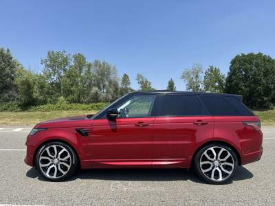 Land Rover Range Rover Sport 3.0 tdV6 HSE Dynamic 249cv FULL TETTO CAMERA 360 Rosso usata Settimo Torinese