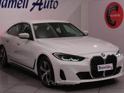 BMW Serie 4 Gran Coupé 420d 420d mhev 48V xdrive Sport auto Bianco usata Carlentini