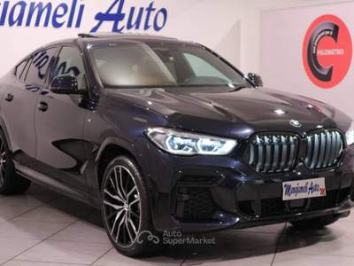 BMW X6 Xdrive30d mhev 48V Msport auto Blu/Azzurro usata Carlentini