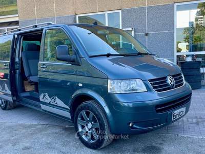Volkswagen Transporter T5 allestito camper Blu/Azzurro usata Ardenno