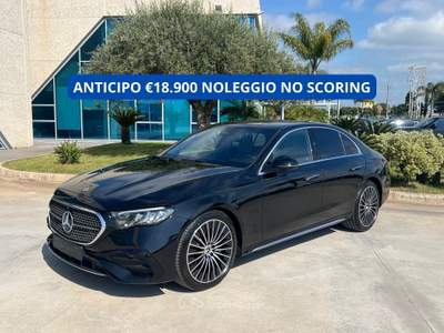 Mercedes-Benz Classe E E 220 d Mild hybrid AMG Line Advanced Plus - ANTICIPO €18.900 noleggio no scoring Nero usata Gela