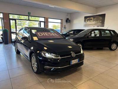 Volkswagen Golf Golf VII 1.6 TDI 115CV 5P BUSINESS 2020 Nero usata Latina