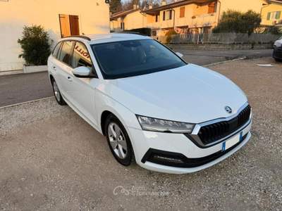 Skoda Octavia 2.0 TDI EVO SCR DSG Wagon Executive Bianco usata SAN PIETRO IN CARIANO