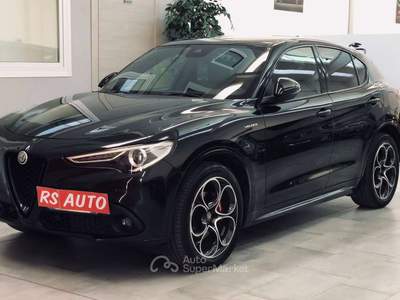 Alfa Romeo Stelvio 2.2 t Veloce Q4 210cv auto *PREZZO REALE* IVA DED Nero usata Gorgonzola