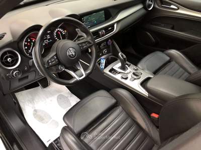 Alfa Romeo Stelvio 2.2 t Veloce Q4 210cv auto *PREZZO REALE* IVA DED Nero usata Gorgonzola