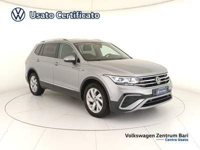 Volkswagen Tiguan allspace 2.0 tdi elegance 150cv dsg Argento usata Bari