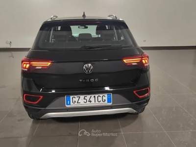 Volkswagen T-Roc VOLKS T-ROC 2.0 TDI LIFE 115CV T-Roc 2.0 tdi Life 115cv Nero usata Roma