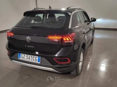 Volkswagen T-Roc VOLKS T-ROC 2.0 TDI LIFE 115CV T-Roc 2.0 tdi Life 115cv Nero usata Roma