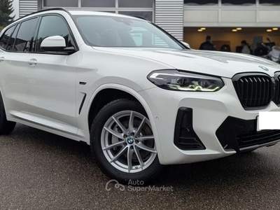 BMW X3 X3 30e M-SportPro 292cv HYBRID Surrraud-View cerchi 19" Bianco usata Roma