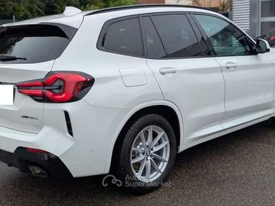 BMW X3 X3 30e M-SportPro 292cv HYBRID Surrraud-View cerchi 19" Bianco usata Roma