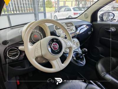 Fiat 500 1.2 Lounge 69cv Nero usata San Michele all'Adige
