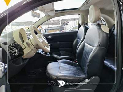 Fiat 500 1.2 Lounge 69cv Nero usata San Michele all'Adige
