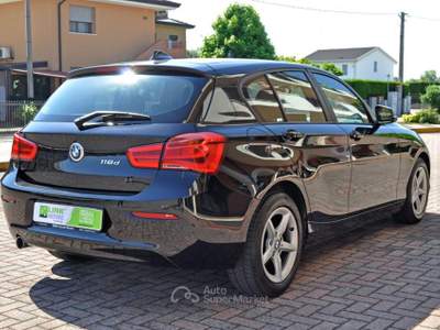 BMW Serie 1 118d d 5p. Business Nero usata Saonara