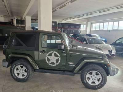 Jeep Wrangler 2.8 CRD Autm Sahara 3p 4x4 Verde usata Orvieto