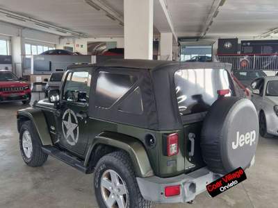 Jeep Wrangler 2.8 CRD Autm Sahara 3p 4x4 Verde usata Orvieto