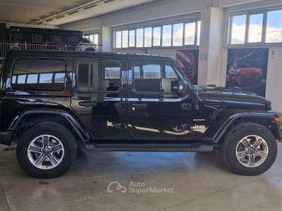 Jeep Wrangler Wrangler Unlimited 2.0 turbo Sahara auto Nero usata Orvieto