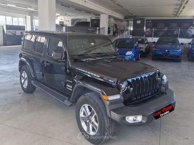 Jeep Wrangler Wrangler Unlimited 2.0 turbo Sahara auto Nero usata Orvieto