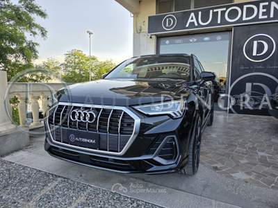 Audi Q3 S tronic line edition#AUTO#LED#PELLE#TETTO#CAM360#CARPLAY Nero usata Altamura