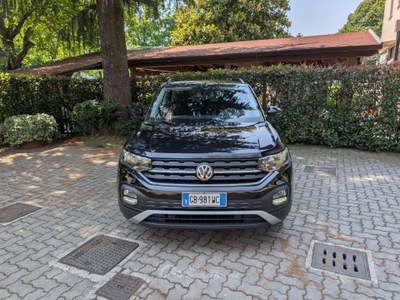 Volkswagen T-Cross 1.6 tdi Style 95cv dsg Nero usata Cairate