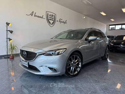 Mazda 6 Wagon 2.2 awd 175cv 6at Uniprop Head-Up Navi Grigio usata Giugliano in Campania